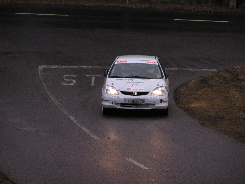 Honda Civic, aufgenommen am 11.03.2012 auf dem Rallye Sprint bei Abaliget