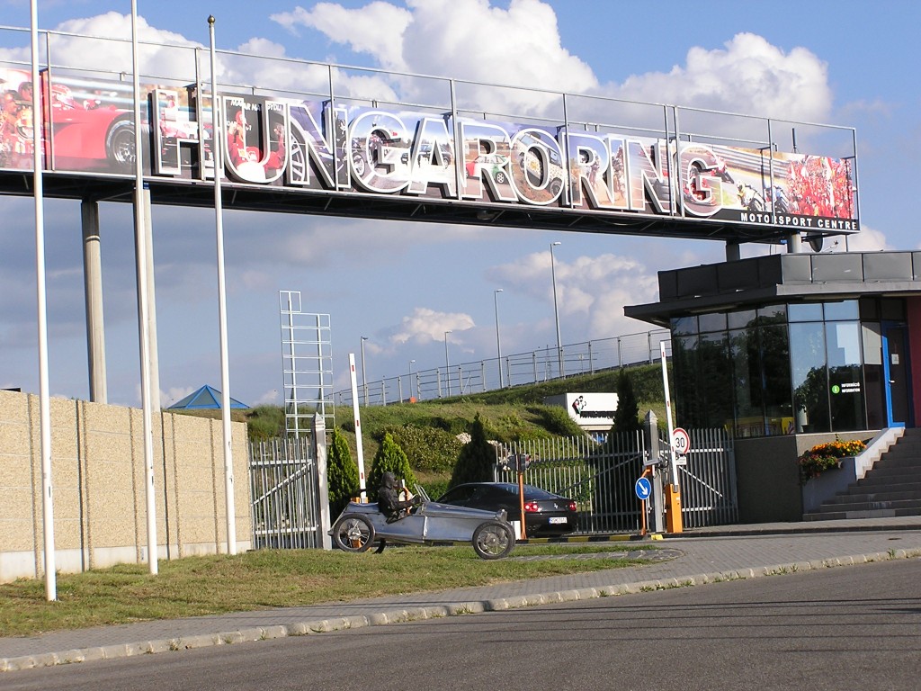 Hungaroring Eingang. Fotografiert am dritten September 2010
