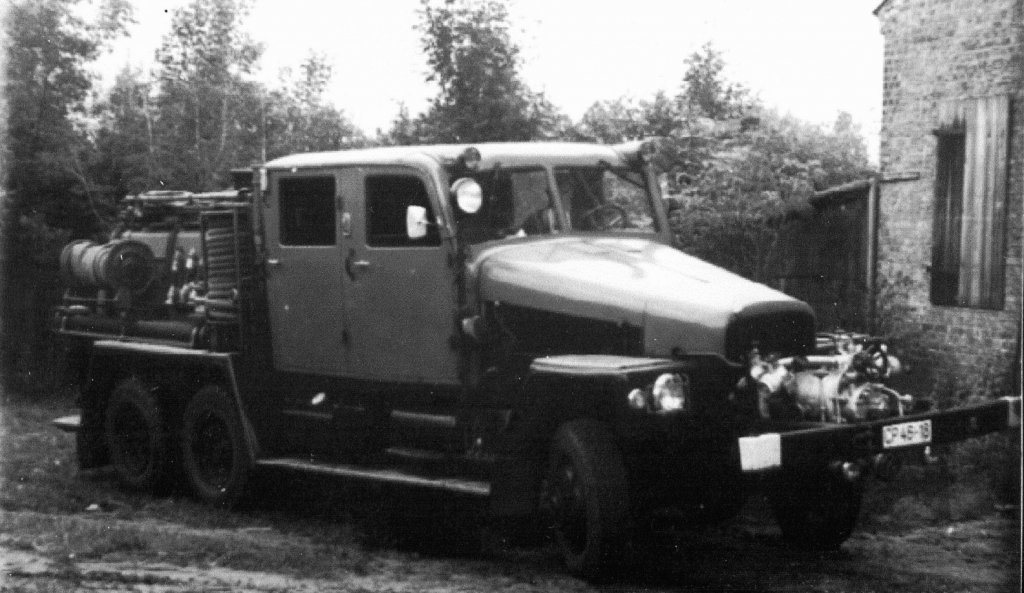 IFA G5 TLF15 der FF Torgelow Bj.1953 wird JUMBO genannt und fhrt noch heute.Foto stammt aus den 1960ziger Jahren.
