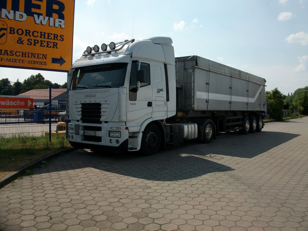 IVECO-Kipper am 03.Juli 2010 in Güstrow.