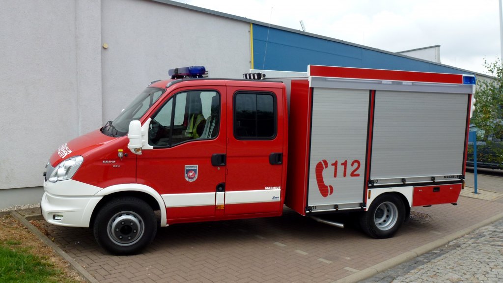 Kleinlschfahrzeug KLF Iveco der Freiwillige Feuerwehr Groebersdorf. Foto 11.08.12