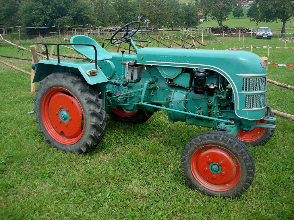 Kramer KA15, 2-Zyl.4-Takt-Diesel, 1250ccm, 15PS, Baujahr 1955-59, Traktorentreffen St.Peter, Aug.2010