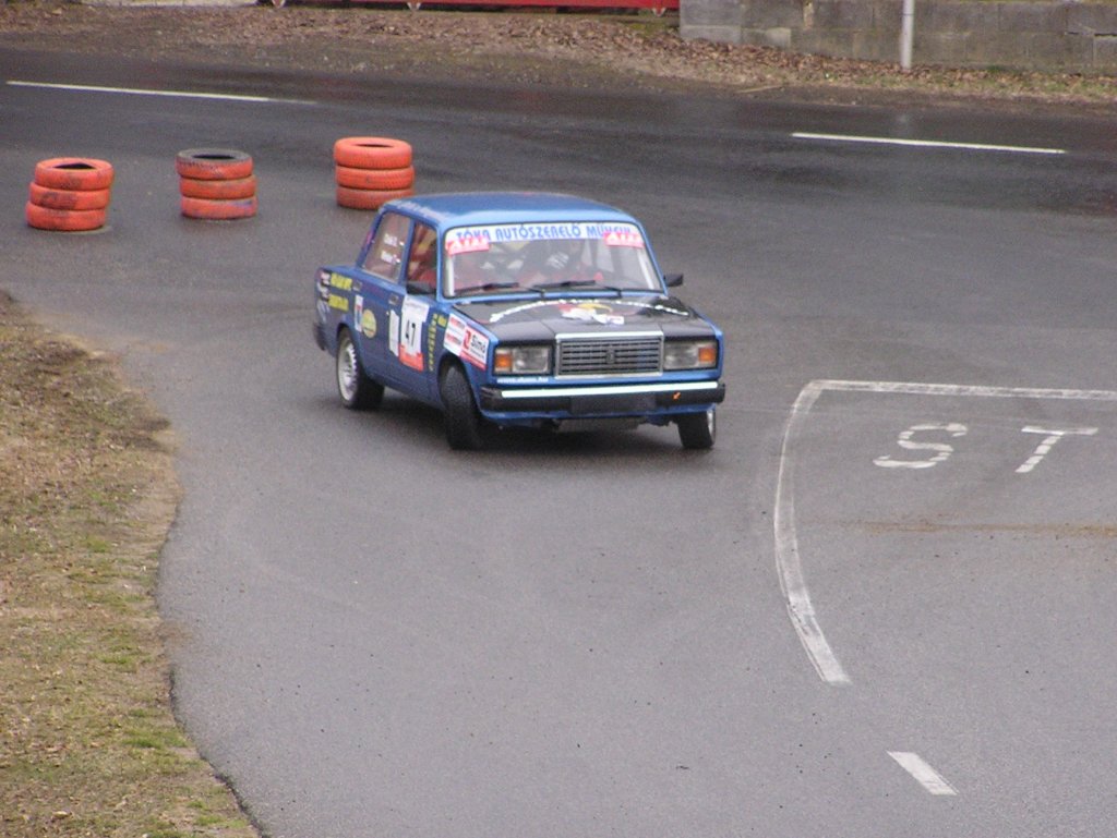 Lada VFTS, fotografiert auf dem (Amateur) Rallye Sprint, bei Abaliget (11.03.2012).