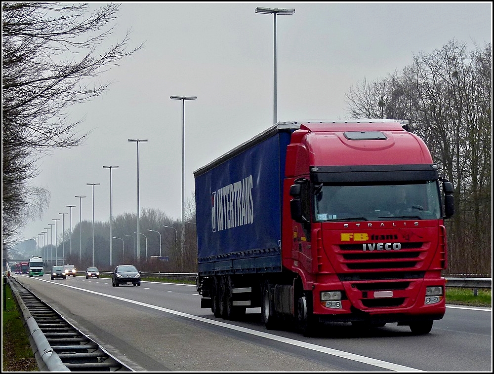 LKW Iveco Stralis aufgenommen am 09.03.2011.