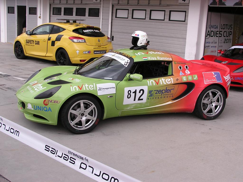 Lotus Elise. Aufgenommen auf dem World Series by Renault am 03.07.2011.