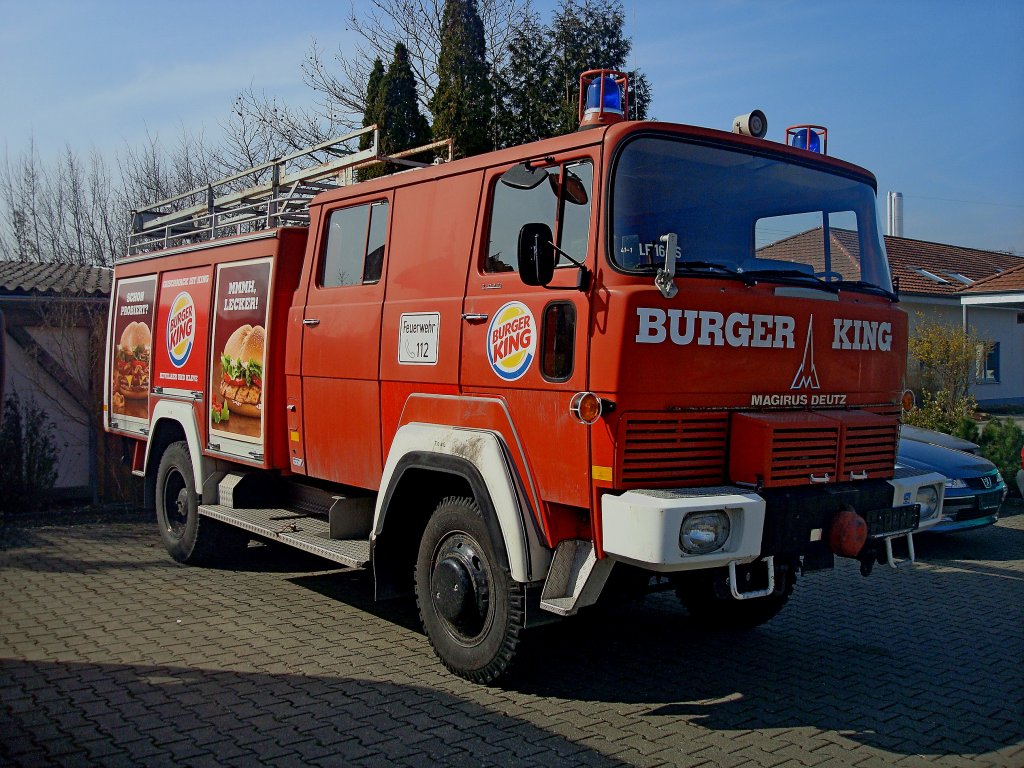 Magirus-Deutz, Feuerwehrfahrzeug außer Dienst, März 2011
