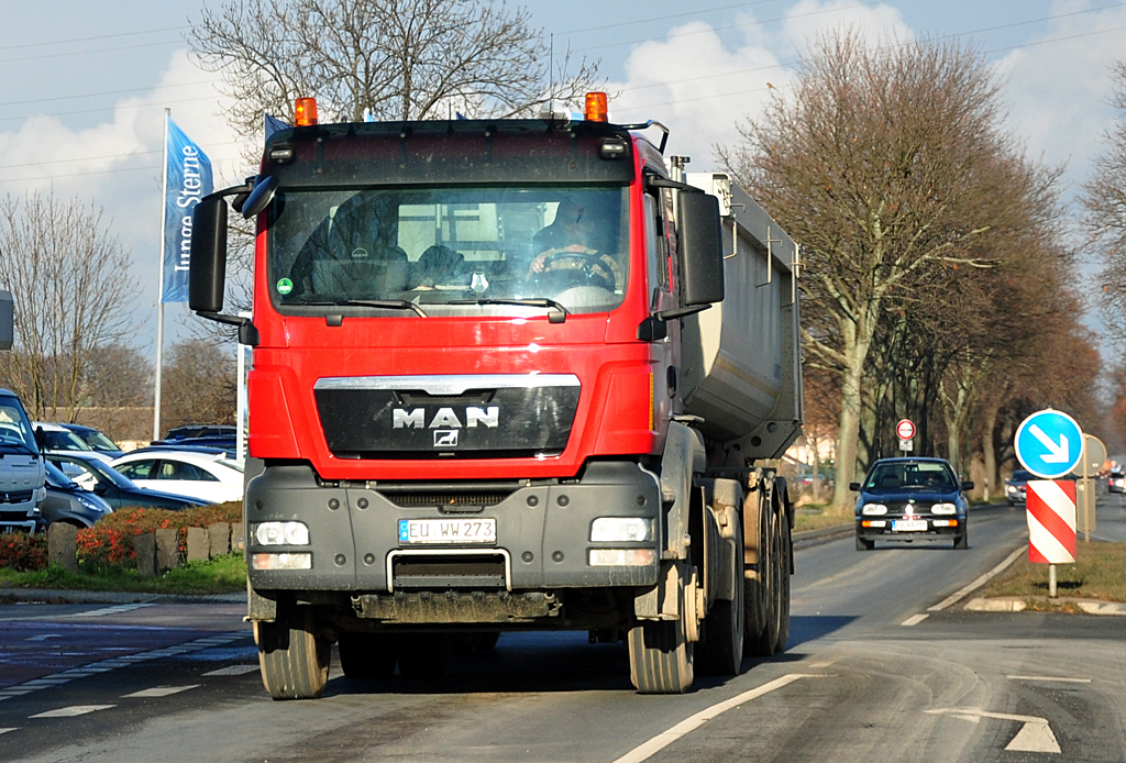 MAN Kipper bei Euskirchen - 06.12.2012
