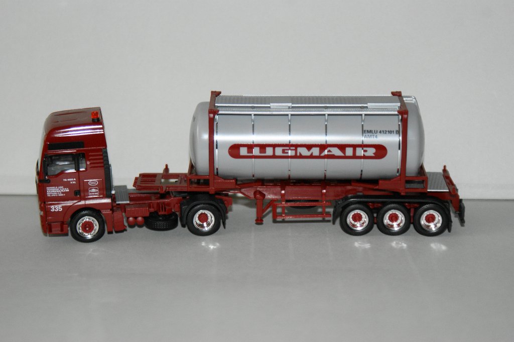 MAN TGA XXL Tankcontainer-Sattelzug  Lugmair  