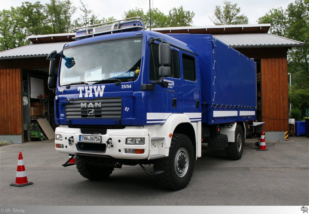 MAN TGM 18.280 Mehrzweckkraftwagen (MzKW)  Technisches Hilfswerk - Ortsverband Coburg . Die Aufnahme entstand am 25. Mai 2013.