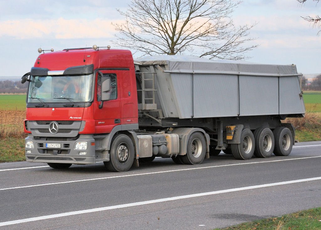 MB Actros 1844 Kipper, Rheinbach 15.12.2009