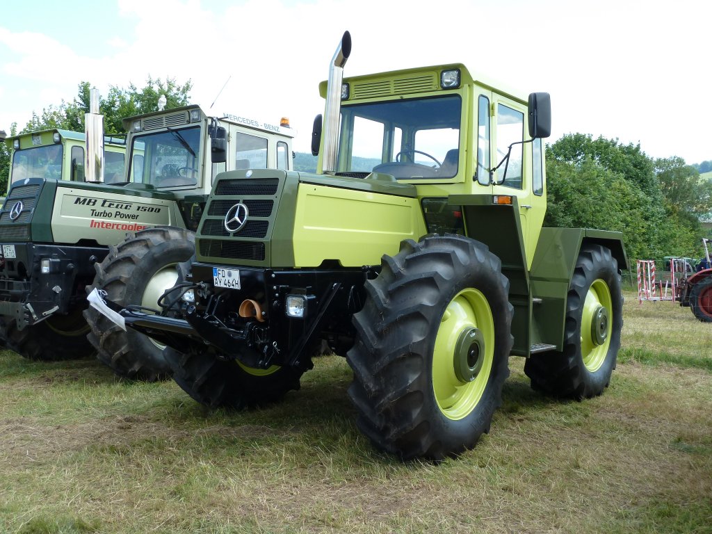 MB trac 1300, bj. 1978, 6500 ccm, 125 PS, ausgestellt in Uttrichshausen anl. Oldtimerausstellung, Juli 2010