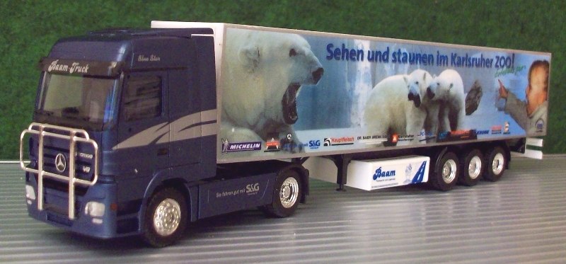Mercedes Actros MPII V8 Baam Blue Star -
 Sehen und staunen im Karlsruher ZOO