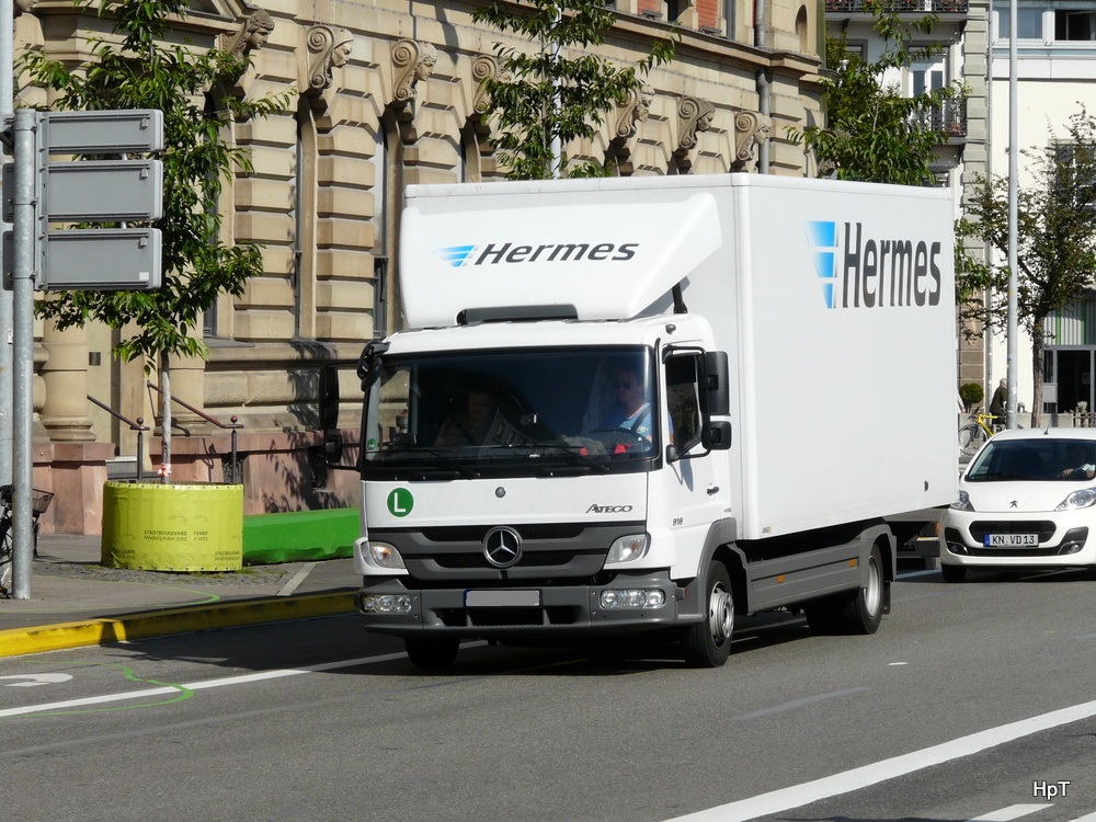 Mercedes Ateco 818 unterwegs in Konstanz am 13.09.2012