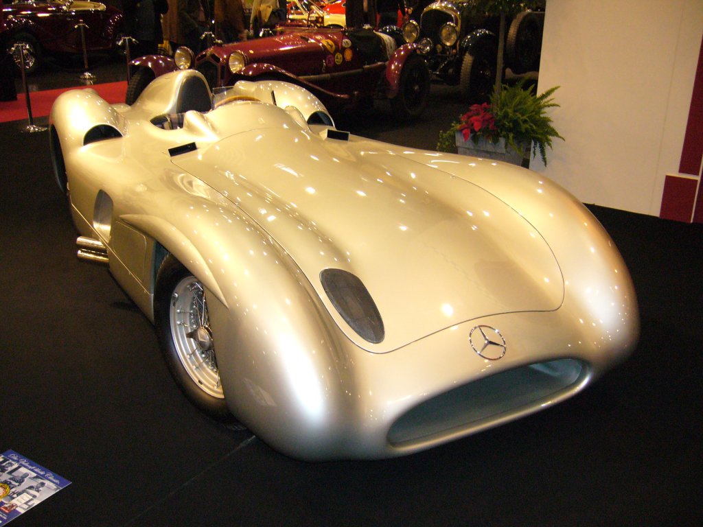 Mercedes-Benz Rennwagen W 196 der Grand Prix Saisons 1954-1955. Essen Motor Show 2007.