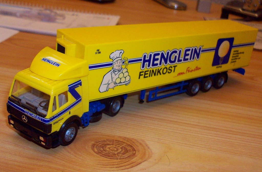 Mercedes Benz SK ´88 Khlkoffer HENGLEIN Feinkost Herpa 01/08/2010