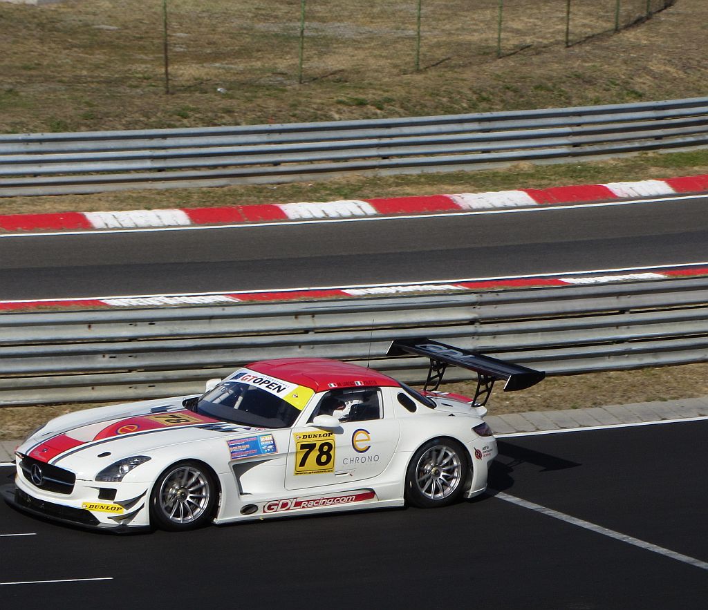 Mercedes-Benz SLS, auf dem OpenGT race am 08.09.2012