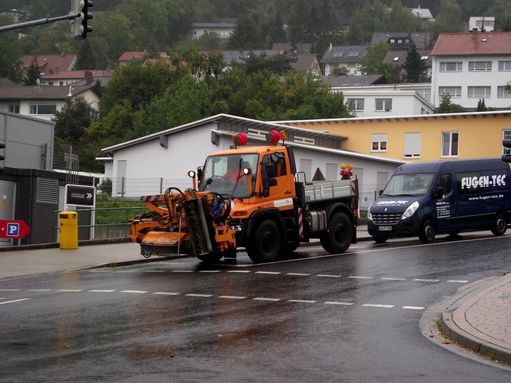 Mercedes Benz Unimog am 07.09.11 in Mosbach 