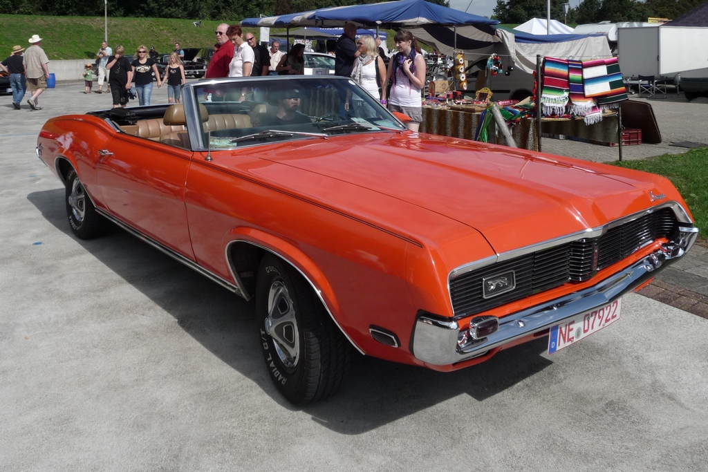 Mercury Cougar der ersten Generation von 1969, zu sehen auf der US-Car-Show in Grefrath im August 2010.