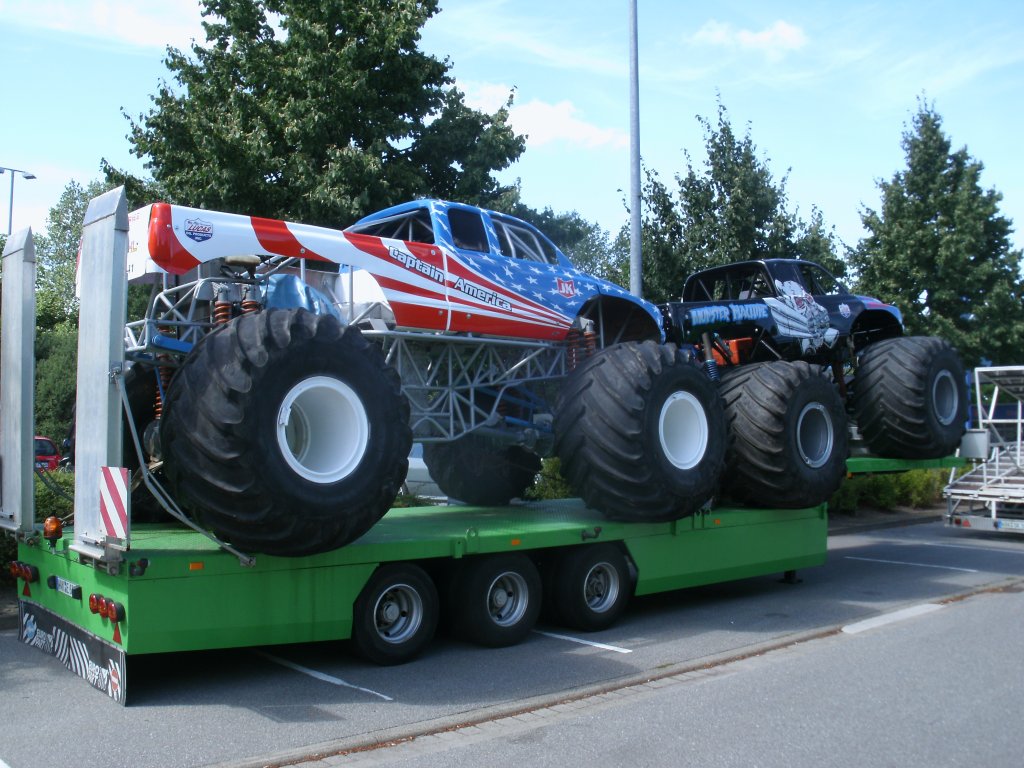Monstertrucks,am 09.August 2013,waren zu Gast in Bergen/Rgen.