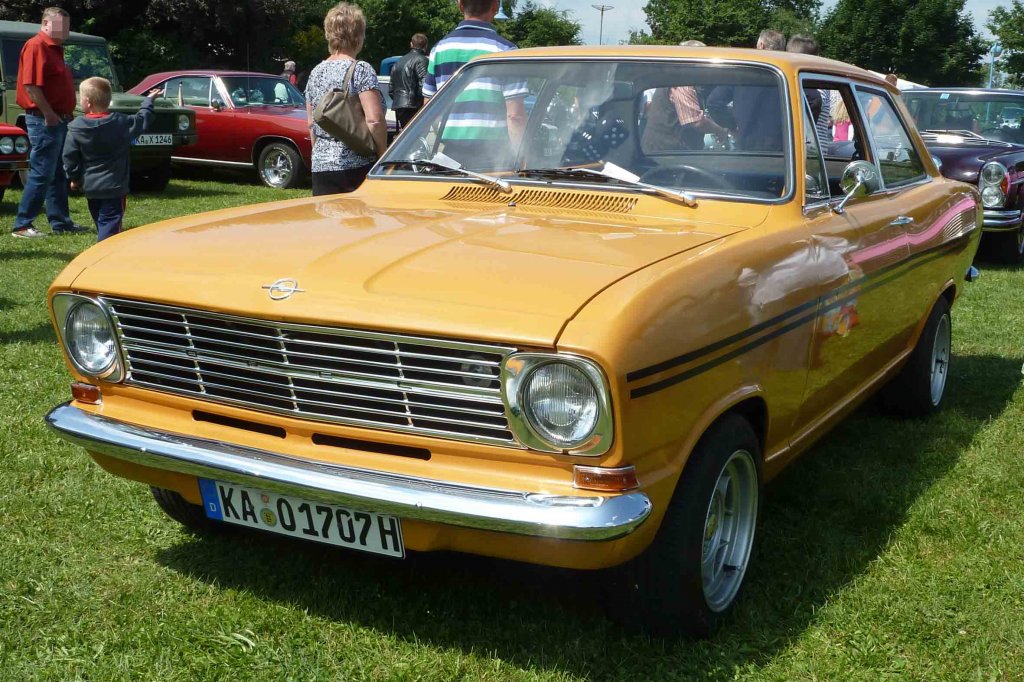 Opel Kadett B ist Gast beim Sommerfest in Karlsdorf-Neuthart, Juni 2013