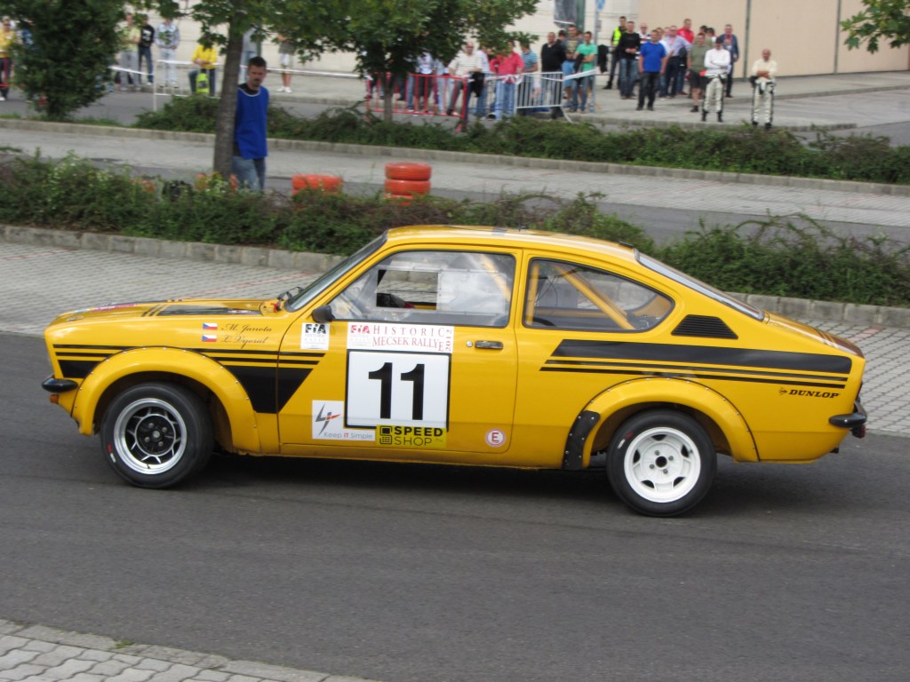 Opel Kadett, fotografiert auf dem Prologue des 46-ten Mecsek Rallye (2012)