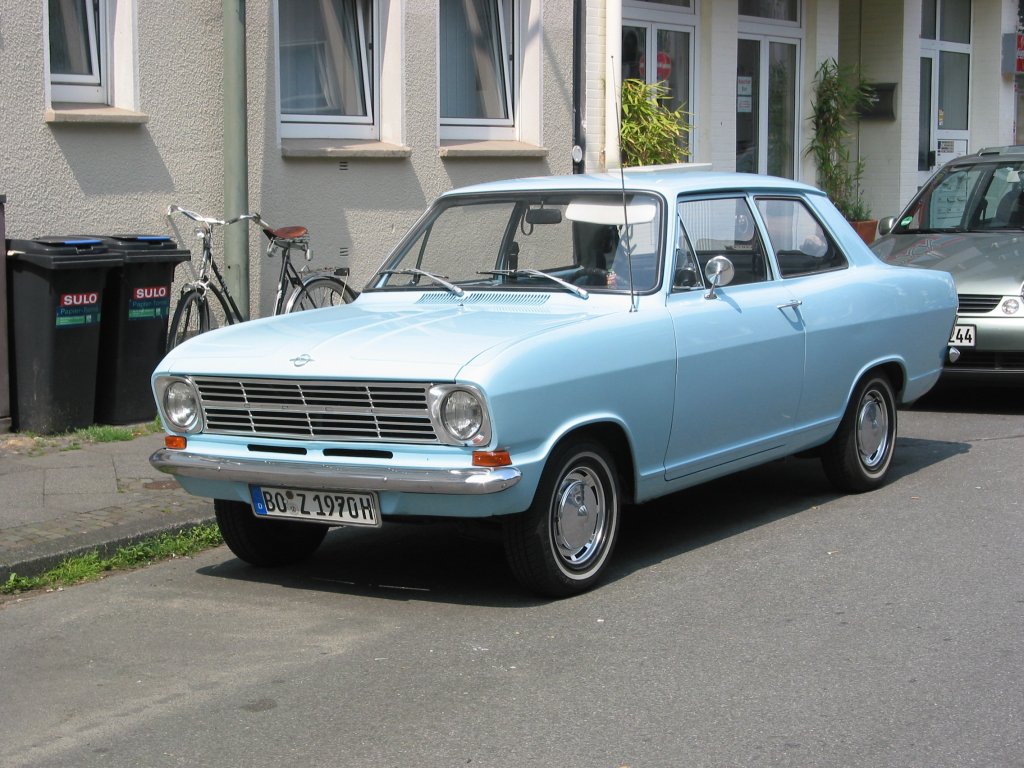 Opel Kadett - produziert, angemeldet und fotografiert in Bochum