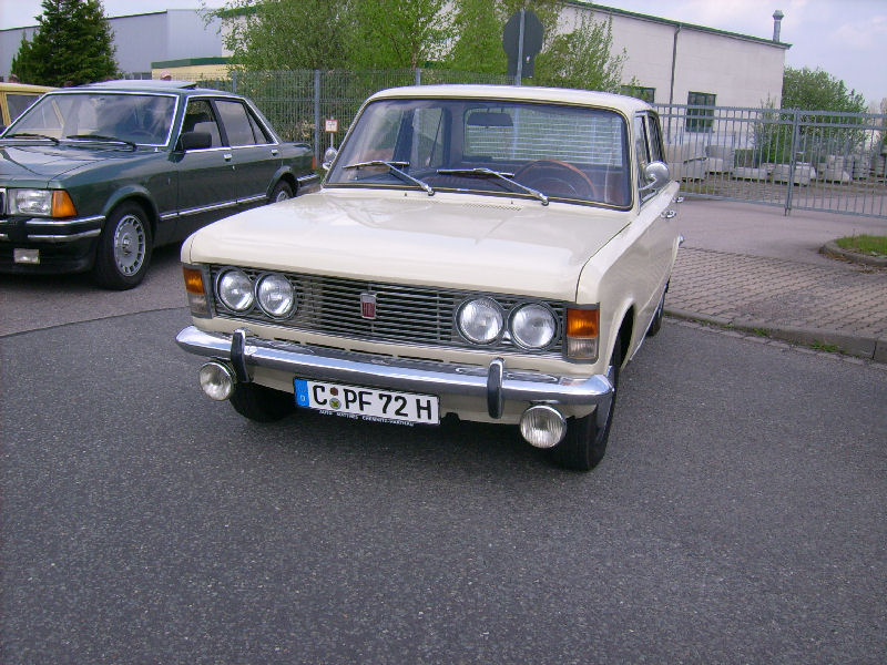 Polski Fiat beim jährlich am 1.Mai stattfindenten Oldtimertreffen am Nutzfahrzeugmuseum Hartmannsdorf