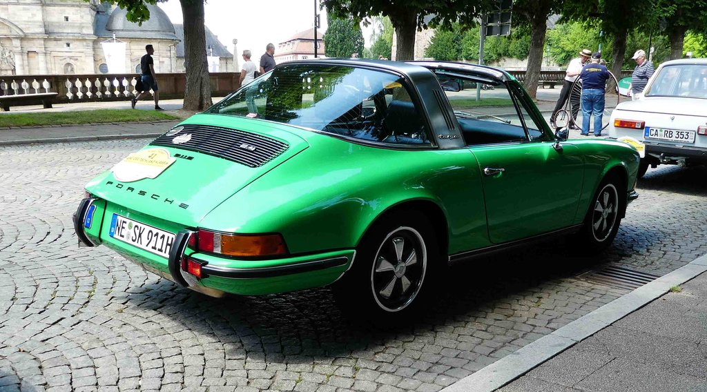 =Porsche 911 - 2,4 E Targa, 165 PS, Bj. 1973, gesehen anl. der ADAC Deutschland Klassik 2017 in Fulda, Juli 2017