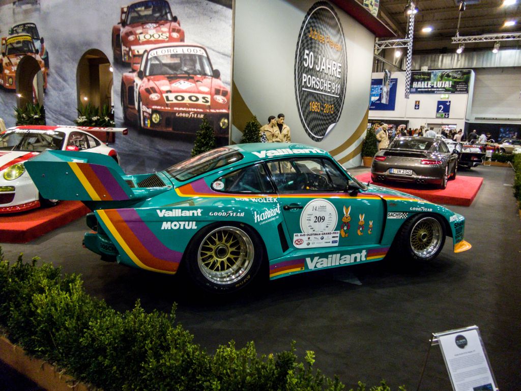 Porsche 935 (verbesserte Rennversion auf dem Basis des 911). Foto: Essen Motor Show 2012 (Dezember).