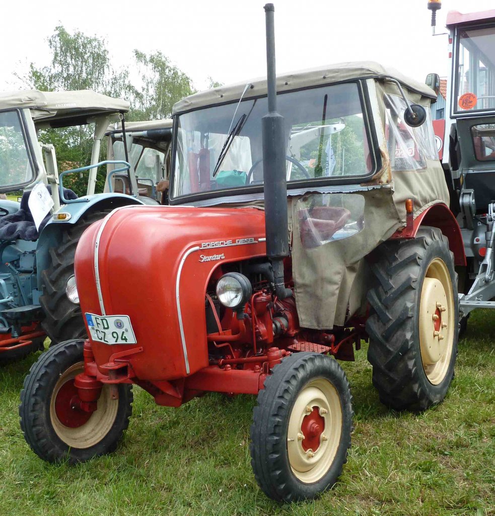 Porsche Standard bei der Oldtimerausstellung in Ebersburg, Juni 2012