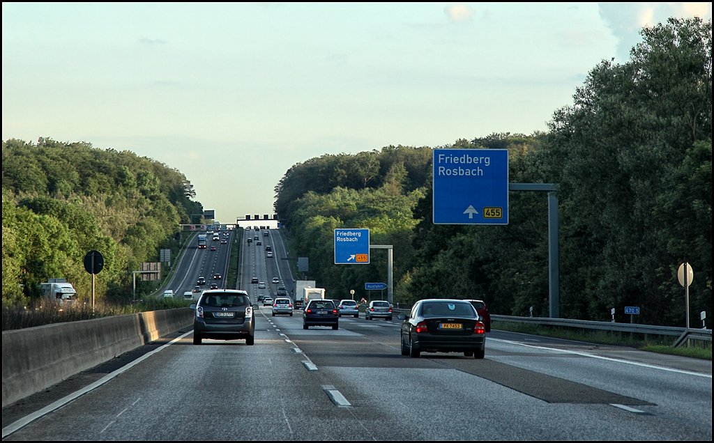Rauf und runter.... A5 bei Friedberg. (07.06.2010)