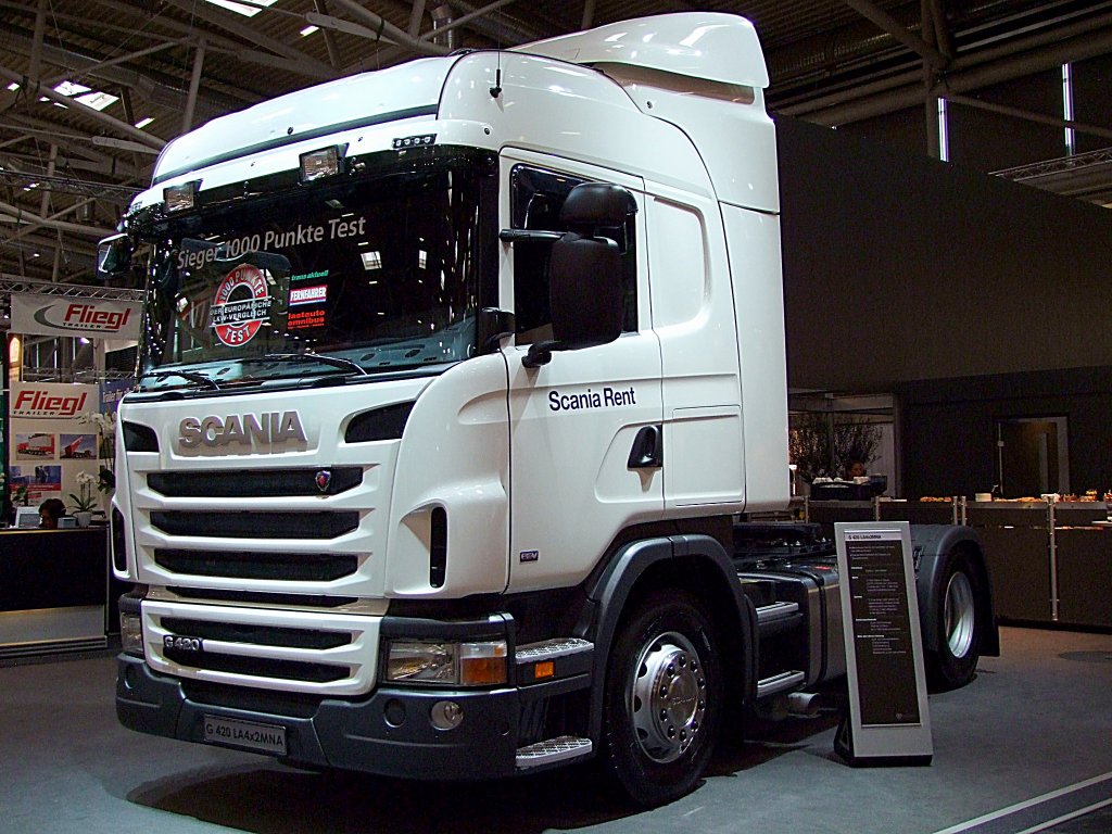 SCANIA G420 wurde auf der Transport-Logistic2011 prsentiert;110513