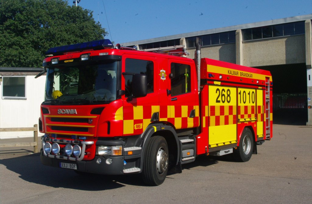 Scania Gertefahrzeug der Feuerwehr Kalmar (12.07.2013)