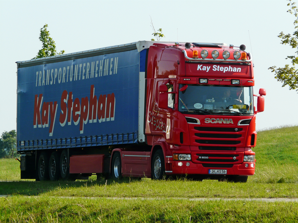 Scania R500 von  Kay Stephan  unterwegs in Crailsheim, 15.06.2012