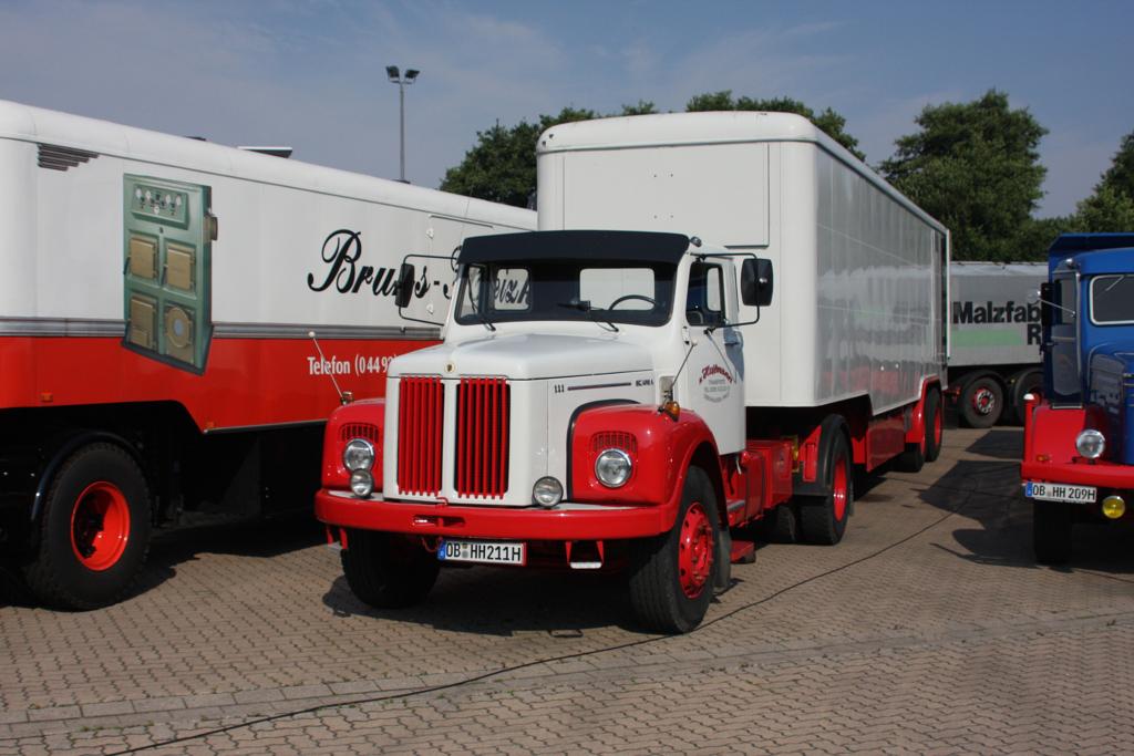 Scania Thermozug bei Oldtimer Treffen in Bsingfeld am 27.7.2008.