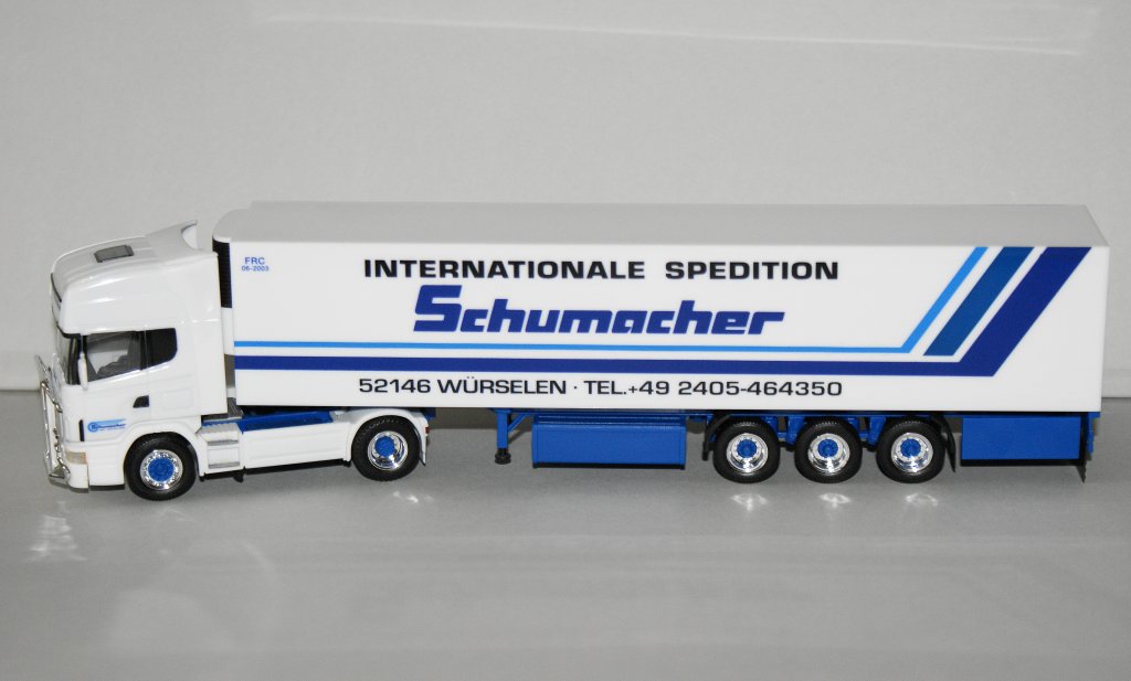 Scania TL Khlkoffer-Sattelzug  Schumacher  