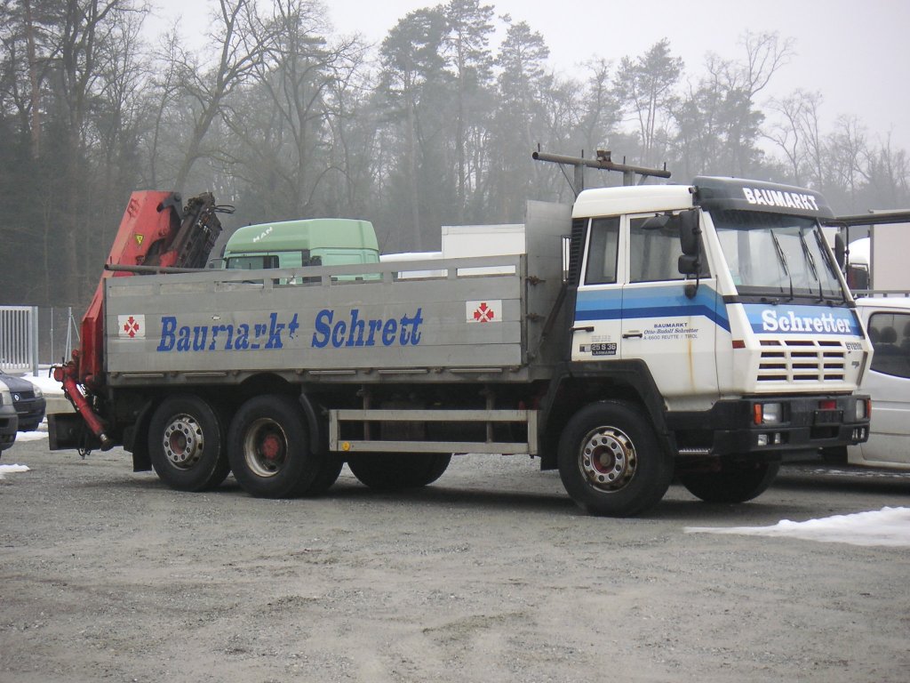 Steyr 25S36 stand im Winter 2011 in Zettling zum Verkauf.