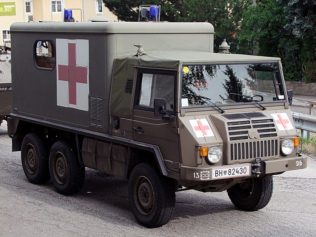 STEYR-PUCH;Pinzgauer als  SANKA (SanitätsKraftwagen);110613