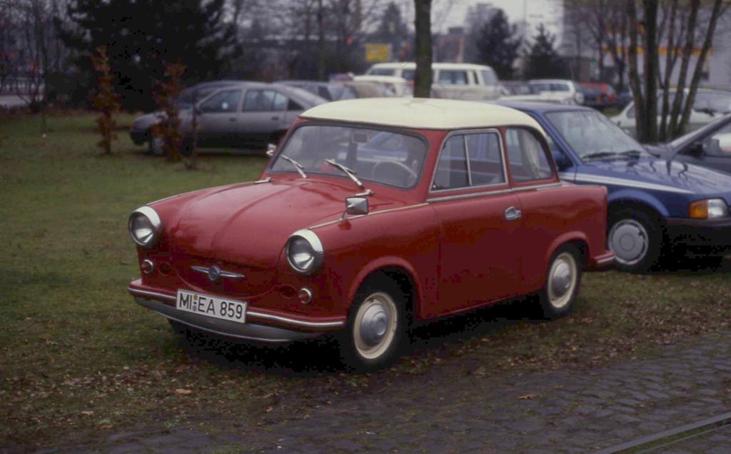 Trabant gesehen am 29.12.1991 in Minden.