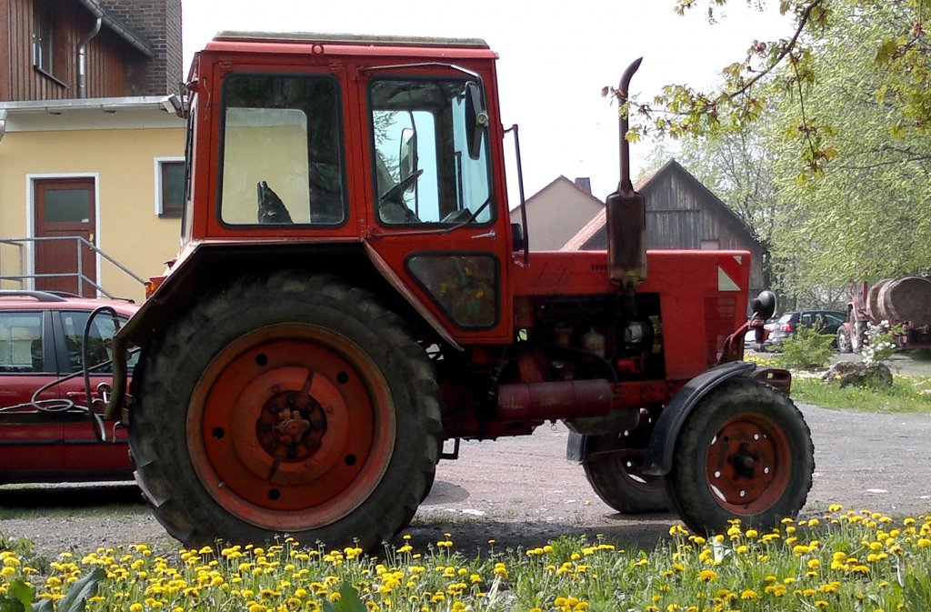 Traktor in Pahren. Foto 07.05.13