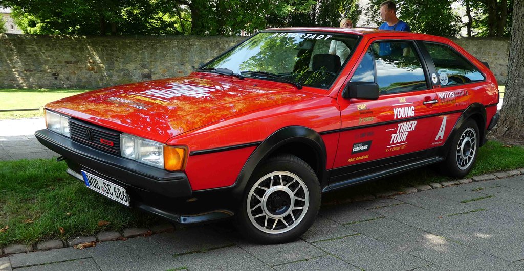 =VW Scirocco, gesehen in Fulda im Juli 2017