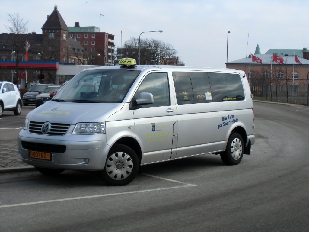 VW T5 in Schweden als Taxi am 23.02.13.