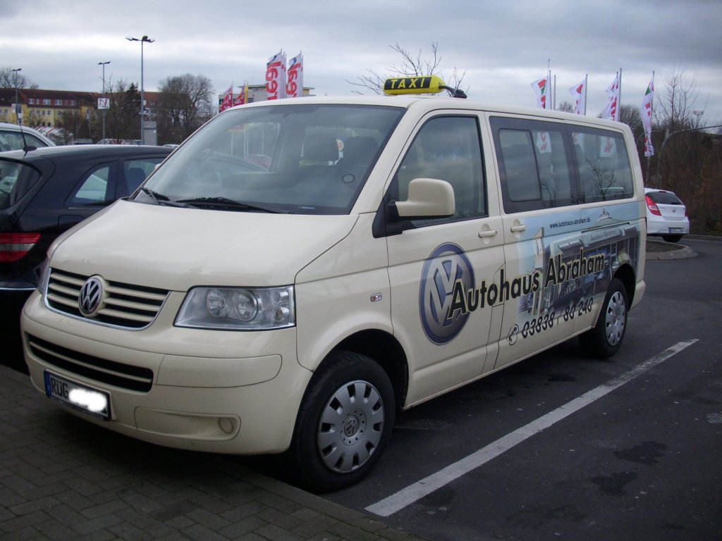 VW Taxi in Bergen am 04.01.2012