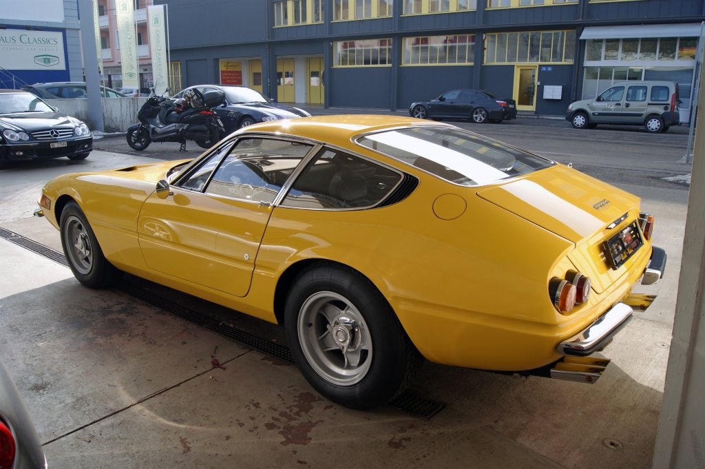 Wunderschner Ferrari 365 GTB/4 Daytona. Die Aufnahme stammt vom 20.01.2010.