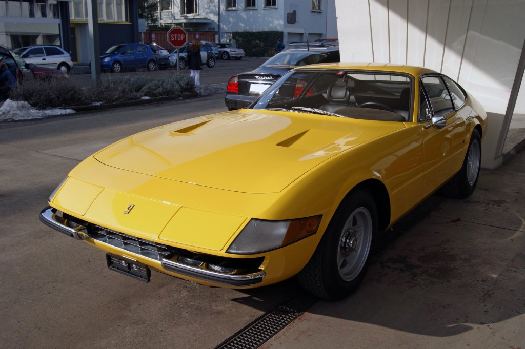 Wunderschner Ferrari 365 GTB/4 Daytona. Die Aufnahme stammt vom 20.01.2010.