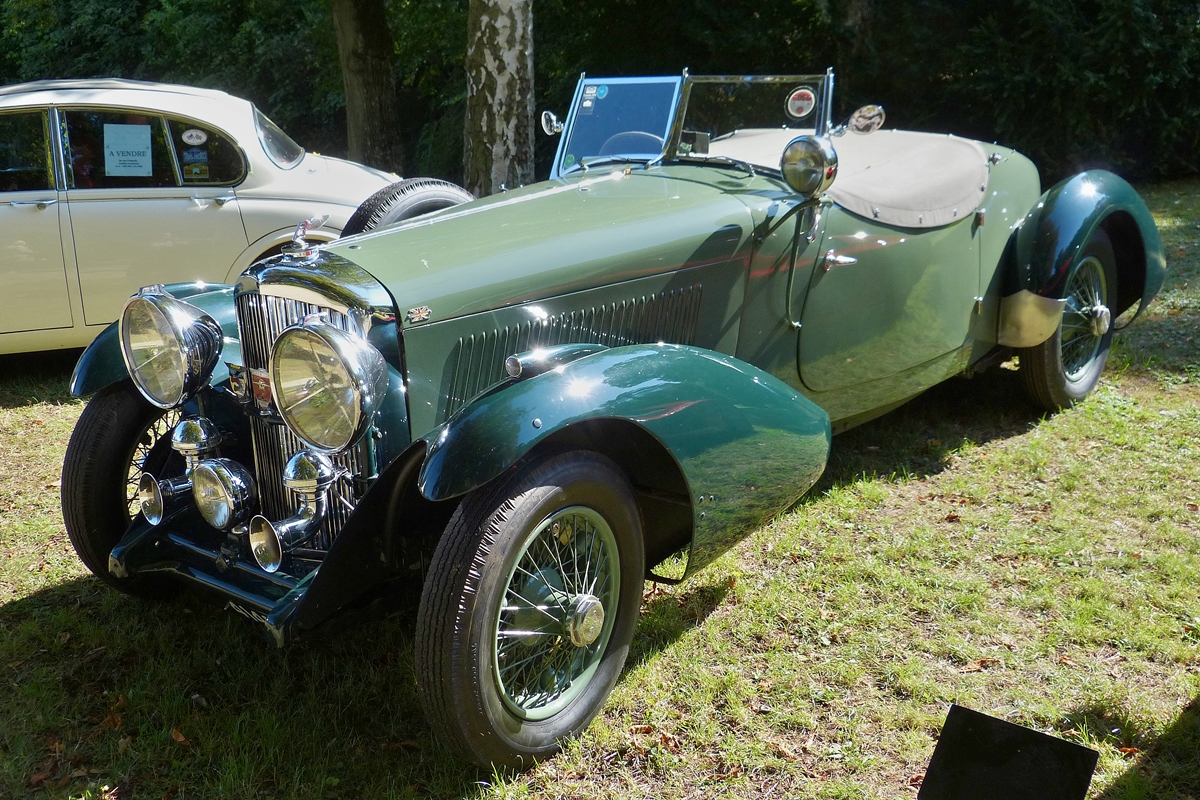. Bentley Derby 3,5 Liter Open Tourer, ausgestellt bei den Classic Days in Mondorf. 30.08.2015