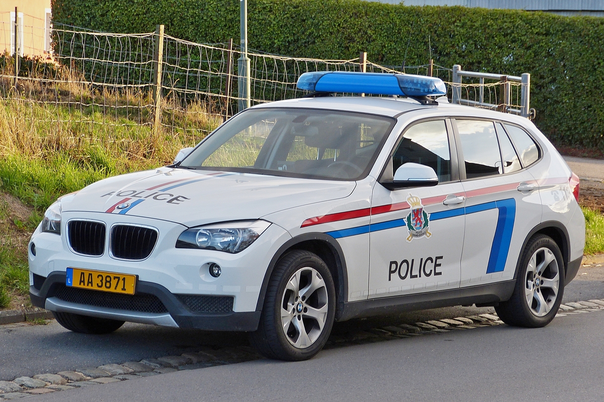 . BMW X-1 der Luxemburger Poliei aufgenommen am 04.08.2015.