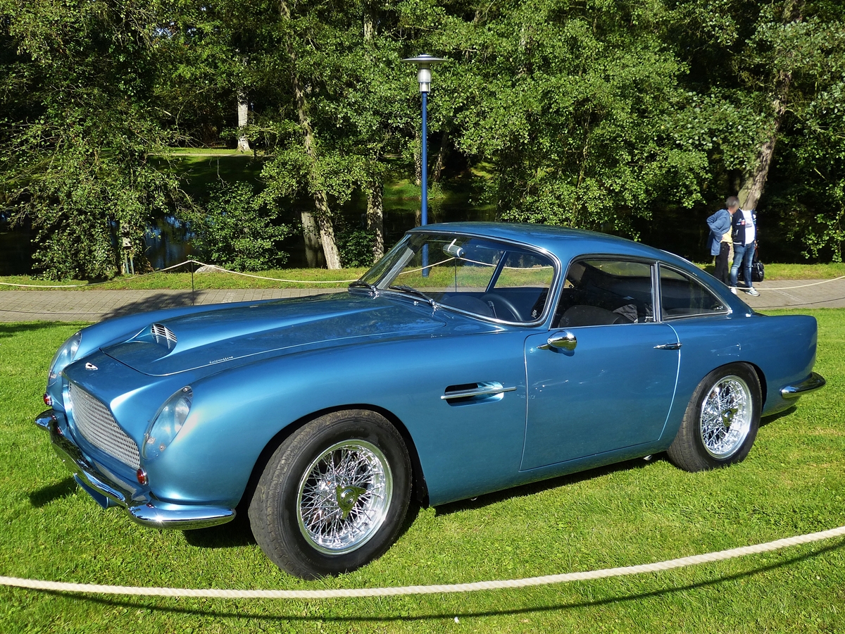 . Dieser Aston Martin DB4 2 war auch zu den Classic Days in Mondorf angereist.  30.08.2014