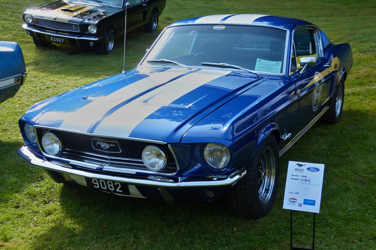 . Ford Mustang (Bj 1968) aufgenommen whrend den Classic Days in Mondorf.  30.08.2014 