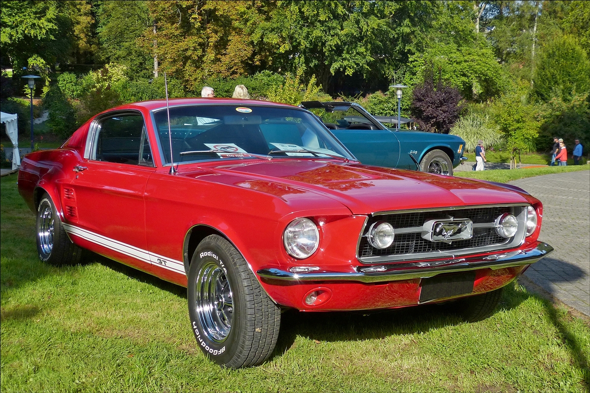 . Ford Mustang GT Code C (289) Bj 1967, ausgestellt bei den Classic Days in Mondorf.  30.08.2014